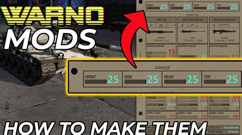 warno trainer|how to mod warno.